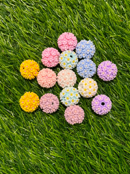 Flower beads 20mm (5pc)