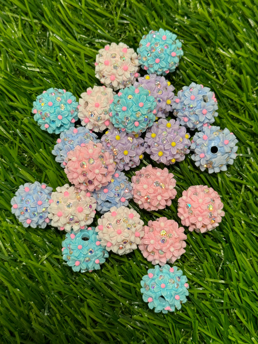 Flower Beads 20mm (5pc)