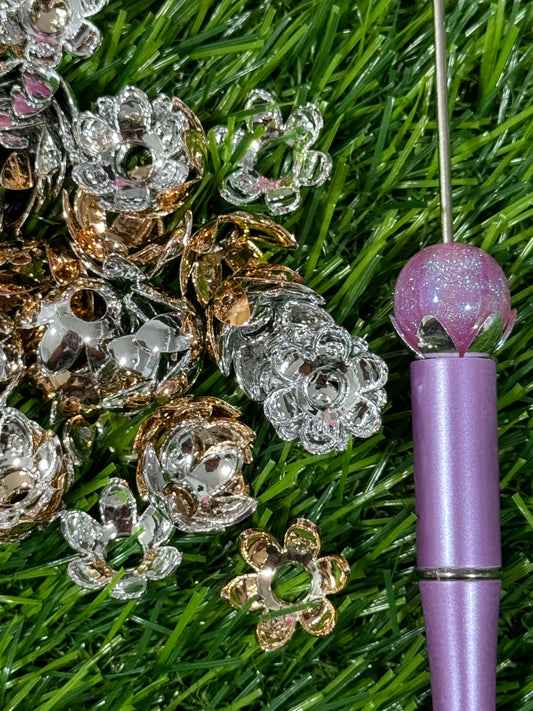 Flower Bead Cap (20PC)