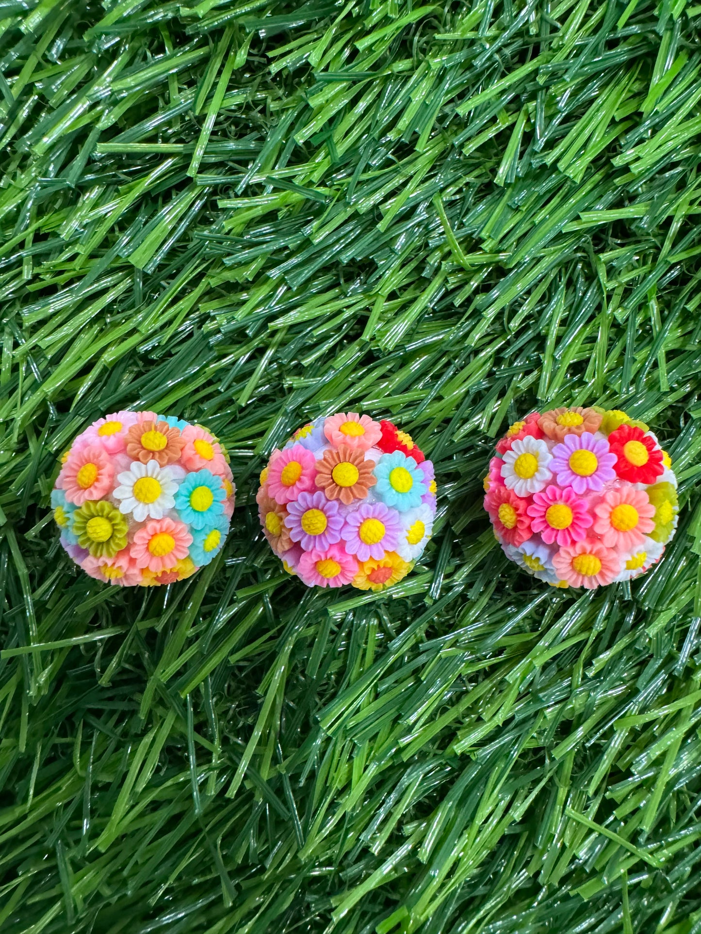 20 MM HandMade Flower Beads