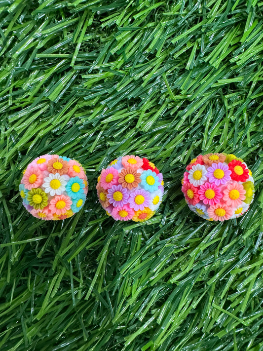 20 MM HandMade Flower Beads