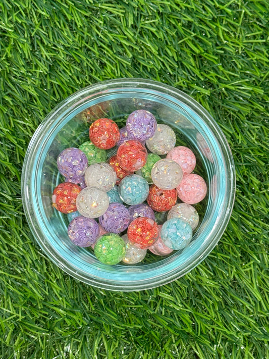 16MM Confetti Beads